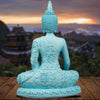 Statue Bouddha<br> de médecine assis bleu - [variant_title]