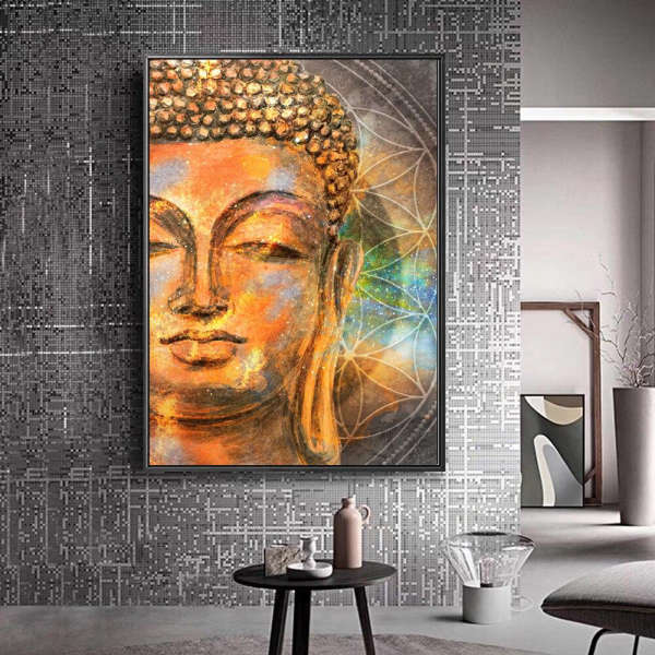 Tableau Bouddha <br>Peinture doré du Bouddha - [variant_title]