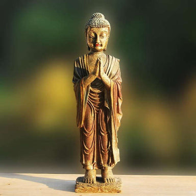 Statue Bouddha<br> méditation Amitabha debout - [variant_title]