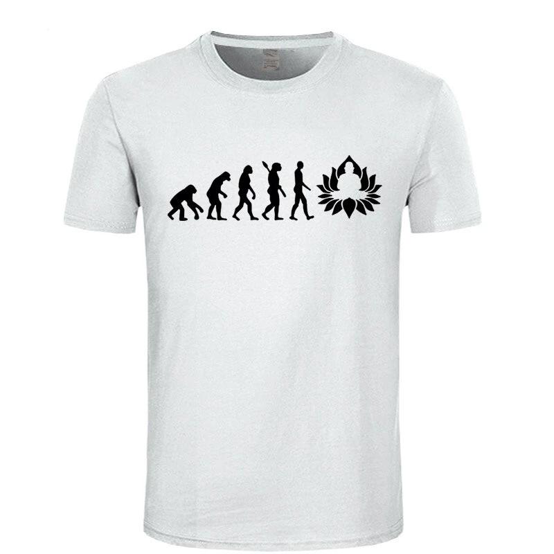 T-shirt Bouddha<br> Evolution Illumination - Blanc / S