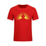 T-shirt Bouddha<br> Aurore Méditation - Rouge / S