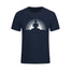 T-shirt Bouddha<br> Aurore Méditation - Bleu nuit / S