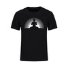 T-shirt Bouddha<br> Aurore Méditation - Noir / S