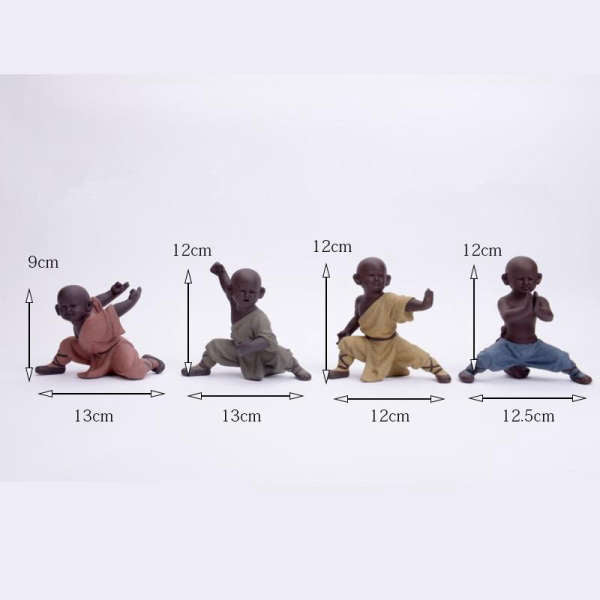 Statue Bouddha Kung Fu<br> Moine Bouddhiste - [variant_title]