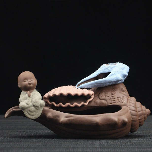 Porte Encens Bouddha<br> méditation coquillage - [variant_title]