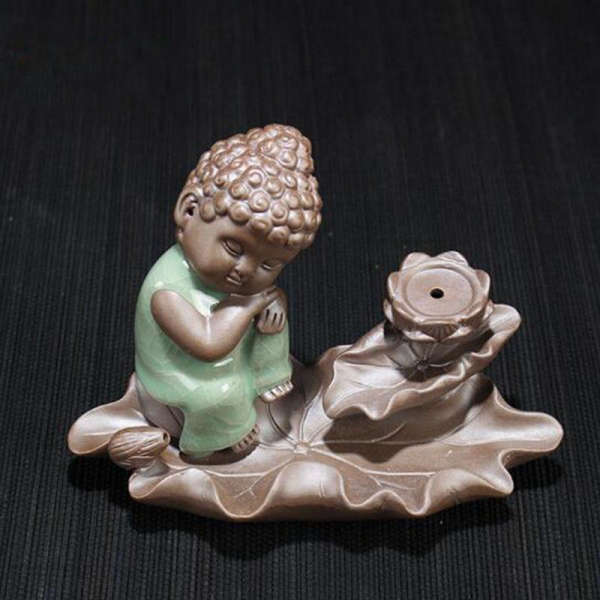 Porte Encens Bouddha<br> Moine Bouddhiste penseur - [variant_title]