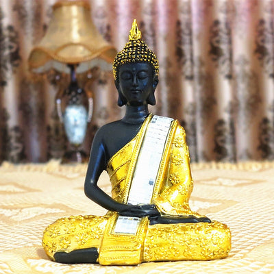 Statue Bouddha Géante Habit doré