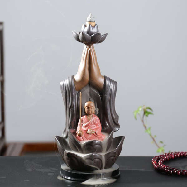 Porte Encens Bouddha<br> Fleur de Lotus - Dizang