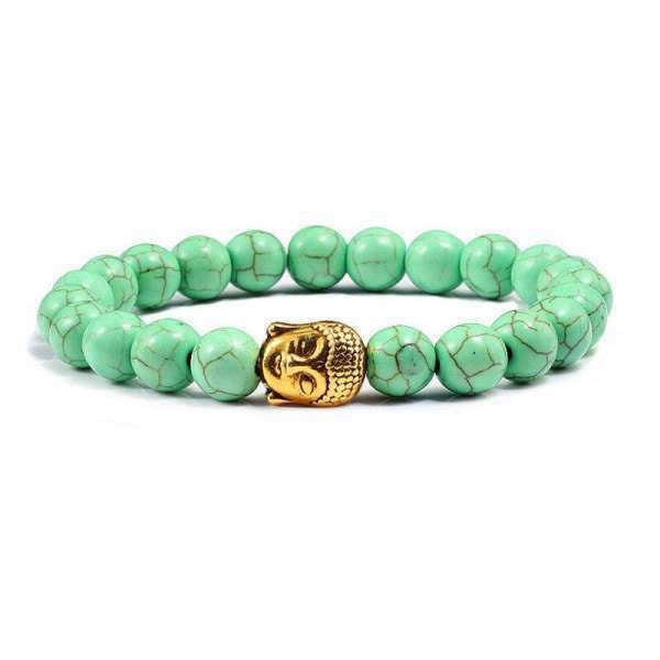 Bracelet Bouddha<br> Turquoise naturelle - [variant_title]