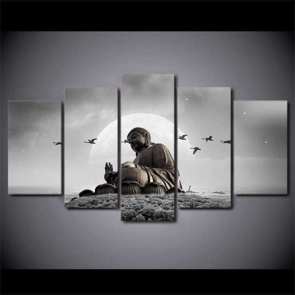 Tableau Bouddha<br> Bouddha de protection Grue - [variant_title]