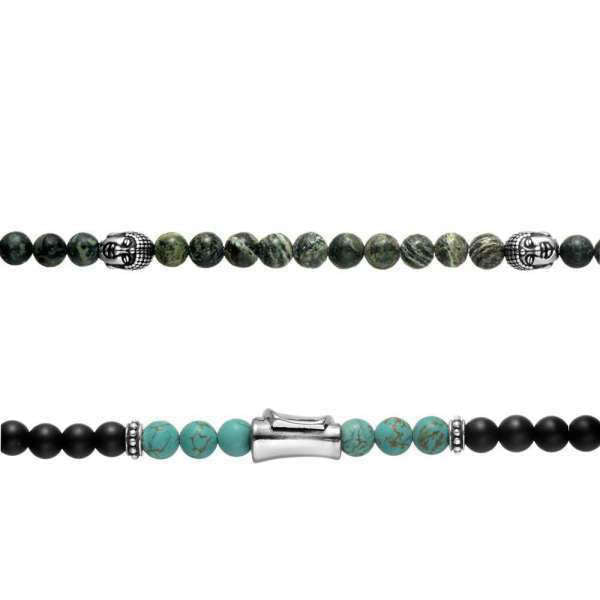 Bracelet Bouddha<br> Agate Noire naturelle - [variant_title]