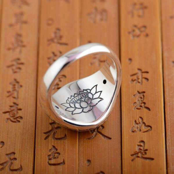 Bague Bouddha argent<br> Mantra Bouddhisme - [variant_title]