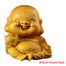 Statue Bouddha rieur<br> caricature bois - A 4CM