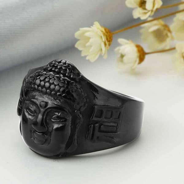 Bague Bouddha<br> Visage du Bouddha gravé - [variant_title]