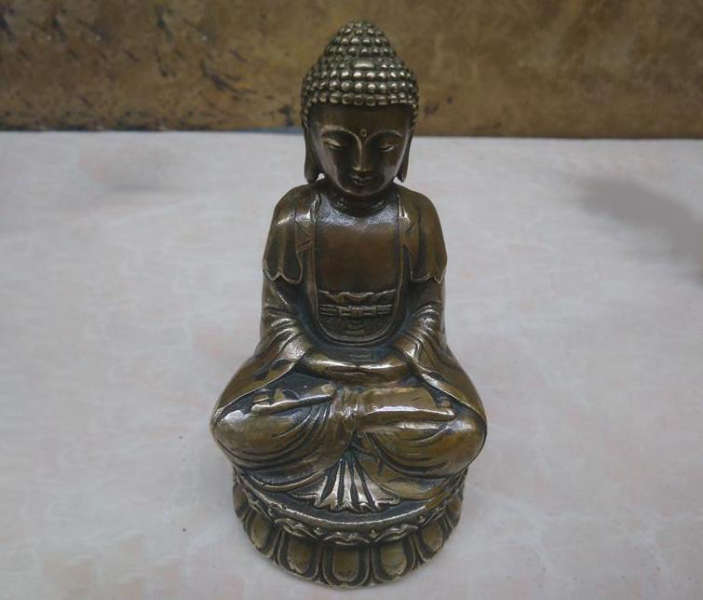 Statue Bouddha Shakyamuni<br> position du Lotus - [variant_title]