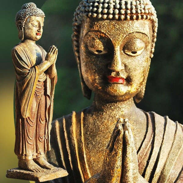 Statue Bouddha<br> méditation Amitabha debout - [variant_title]