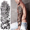 Tatouage Bouddha bras<br> Temple Bouddha Lotus - [variant_title]