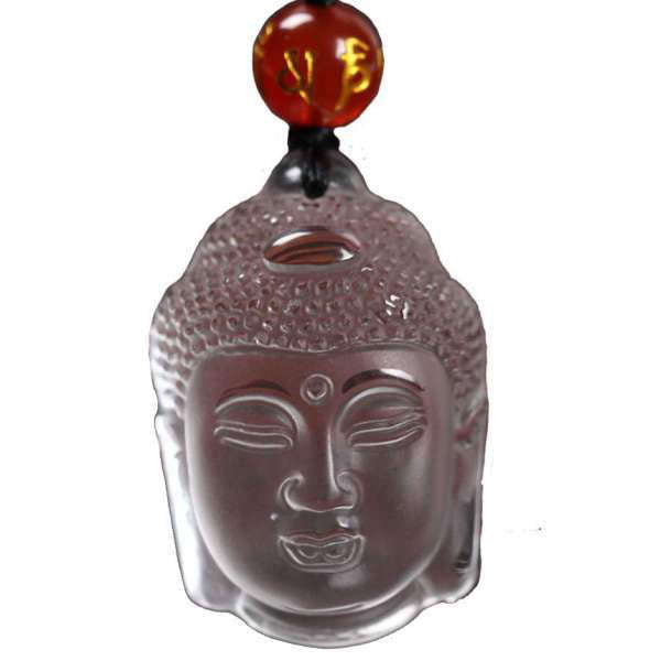 Pendentif Bouddha<br> Tête du Bouddha Cristal - [variant_title]