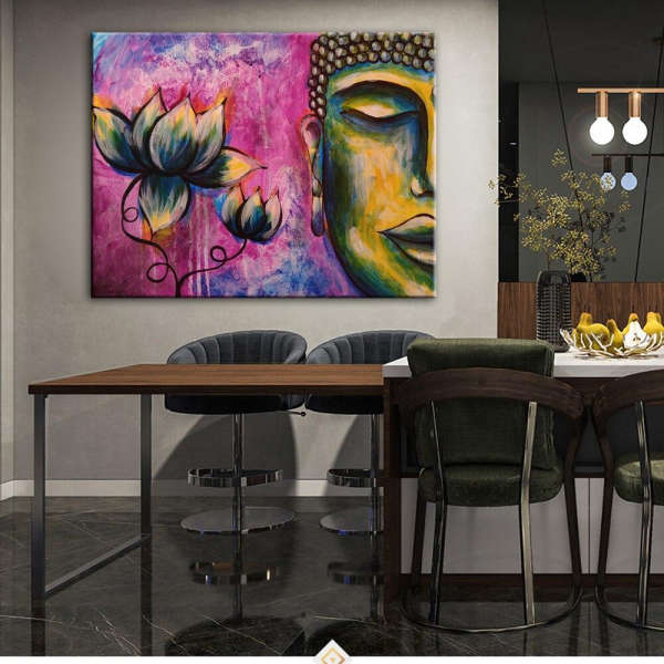 Tableau Bouddha <br>Lotus Rose - [variant_title]