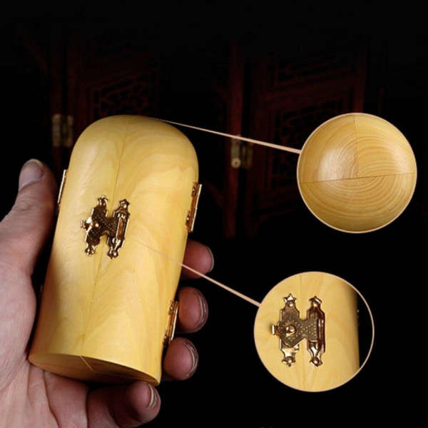 Statue Bouddha<br> Coffret artisanale en bois - [variant_title]