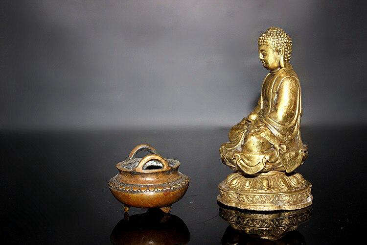 Statue Bouddha<br>  Méditation Or - [variant_title]