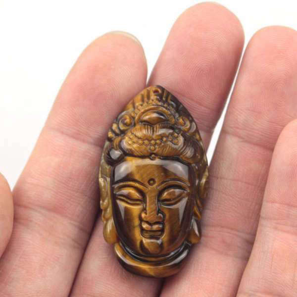 Pendentif Bouddha<br> Œil de Tigre - [variant_title]