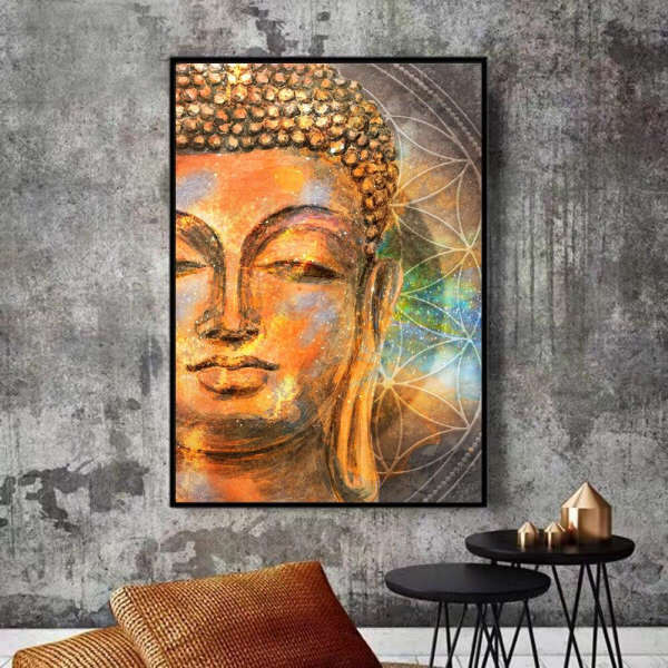 Tableau Bouddha <br>Peinture doré du Bouddha - [variant_title]
