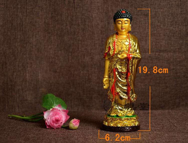 Statue Bouddha Shakyamuni<br> debout OR - [variant_title]