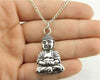 Pendentif Bouddha Or<br> Position du Lotus - Argent