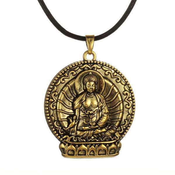 Pendentif Bouddha Or<br> Position du Lotus - [variant_title]