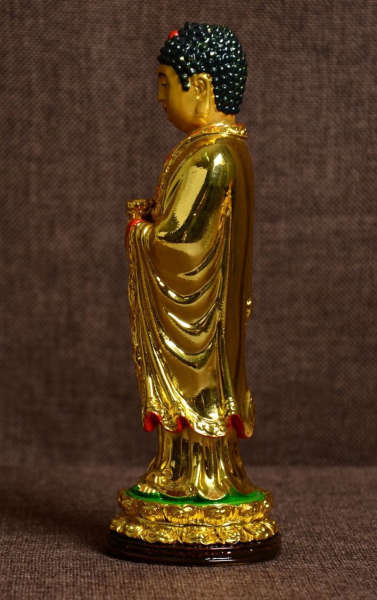 Statue Bouddha Shakyamuni<br> debout OR - [variant_title]
