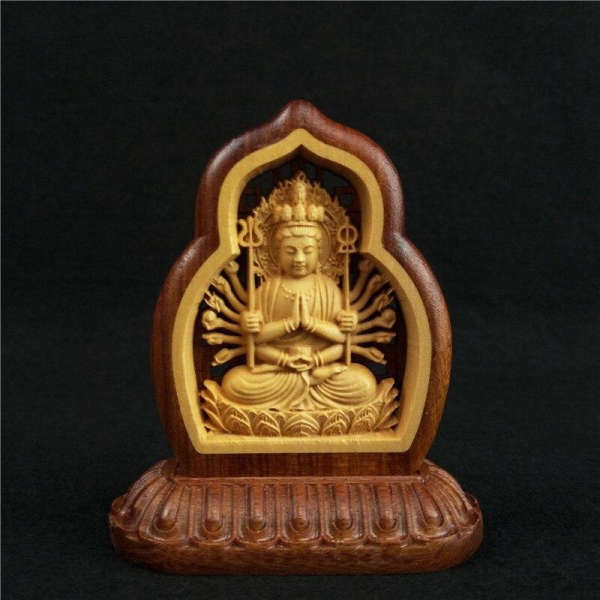 Statue Bouddha<br> Double face Bouddha Avalokiteshvara - [variant_title]