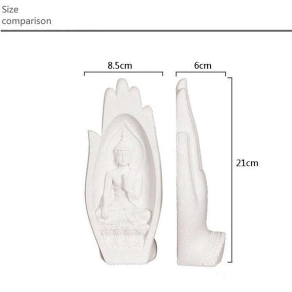 Statue Bouddha résine<br> Mains de Bouddha sculptées - [variant_title]