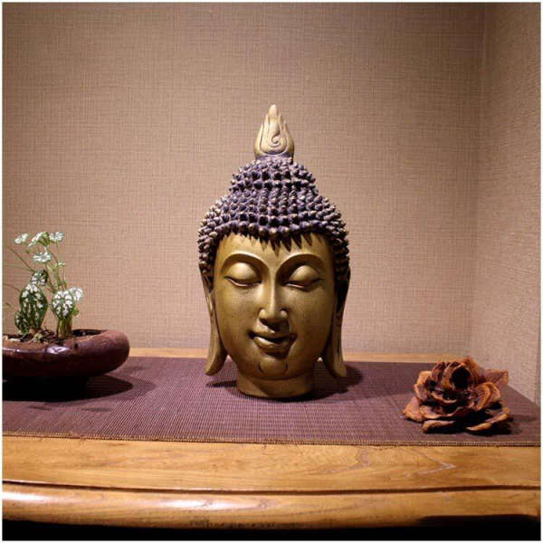 Statue Bouddha<br> Tête de Bouddha Bronze - [variant_title]