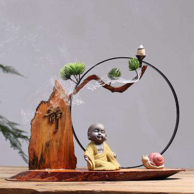 Porte Encens Caricature Bouddha Cercle Sacré | Univers Bouddha