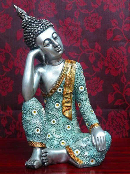 Statue Bouddha<br> assis au repos - [variant_title]