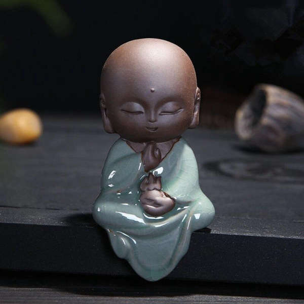 Statue Bouddha petit moine Bouddhiste - 3