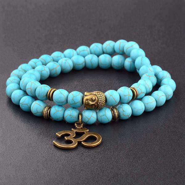 Bracelet Bouddha<br> "Om" symbole Bouddhisme - 5