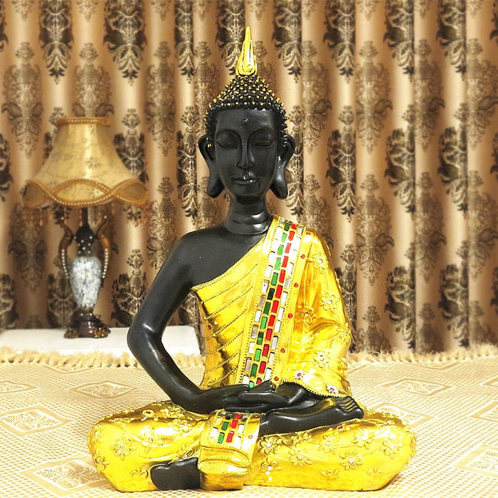 Statue Bouddha Géante Habit doré