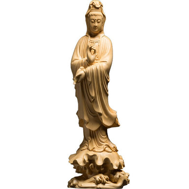 Statue Bouddha bois