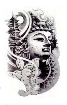 Tatouage Bouddha<br> Temple Bouddha - Temple