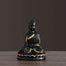 Statue Bouddha<br> Appel de la terre noir et or - Petite