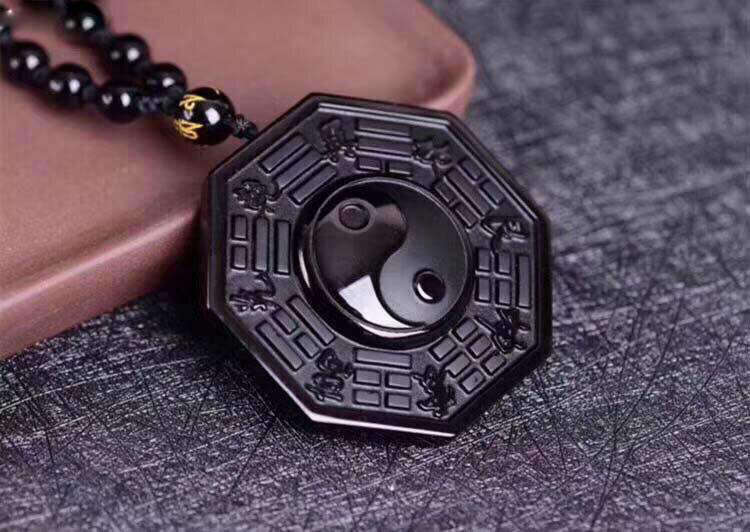 Pendentif Bouddha<br> Obsidienne Yin Yang - [variant_title]