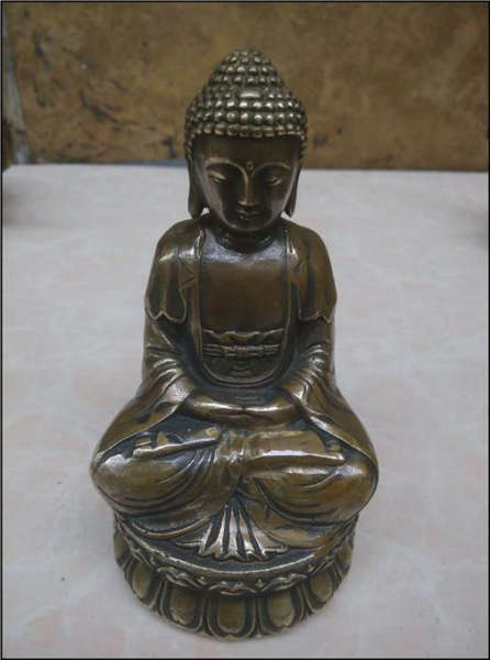 Statue Bouddha Shakyamuni<br> position du Lotus - [variant_title]
