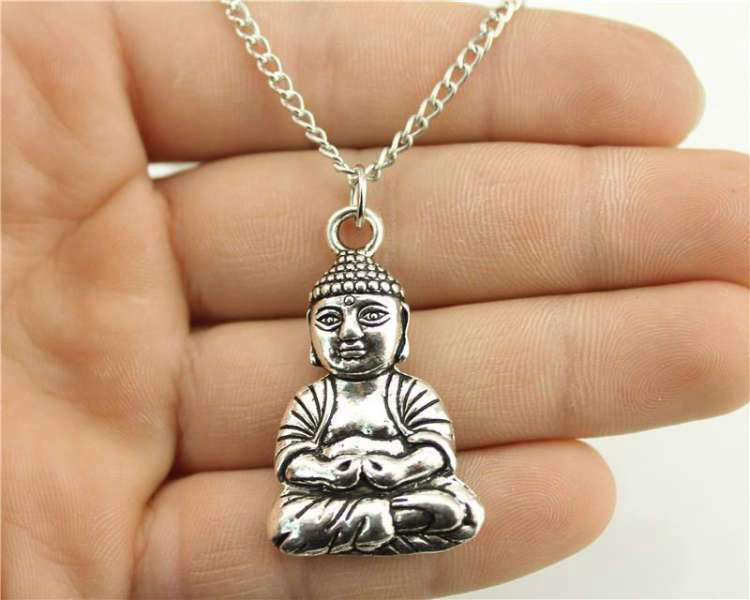 Pendentif Bouddha Or<br> Position du Lotus - [variant_title]