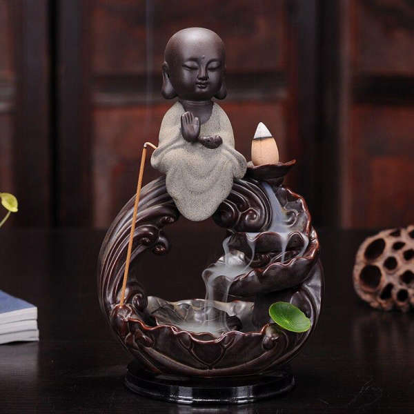Porte Encens Bouddha<br> Shakyamuni et Guanyin - [variant_title]