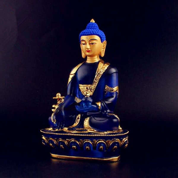 Statue Bouddha<br> Bleu de médecine - [variant_title]