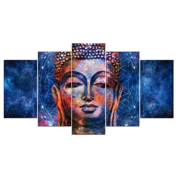 Tableau Bouddha <br> Visage du Bouddha bleu - [variant_title]