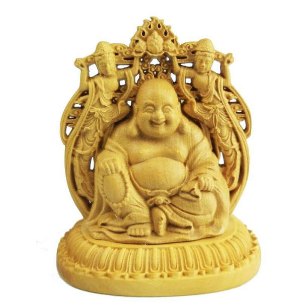 Statue Bouddha<br> Double face Bouddha rieur - [variant_title]