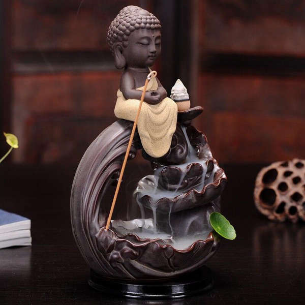 Porte Encens Bouddha<br> Shakyamuni et Guanyin - [variant_title]